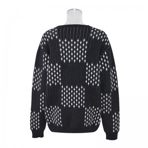 2022 OEM Moderigtigt stribet strikket ensfarvede mænd Designer sweater sweatere til mænd