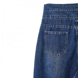 Dżinsy damskie Damskie Casual Streetwear Workout Harem Boy Friend Dżinsy z wysokim stanem Damskie spodnie jeansowe