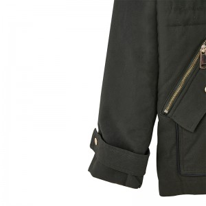 Custom Man Jacket Winter Coat ඝන වර්ණ සුළං ආරක්ෂිත උණුසුම් පිරිමි දිගු විලාසිතාවේ උද්යානය