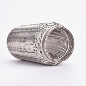 OEM Best Flex Hose Pipe Suppliers - Exhaust Flexible Pipes With Interlock (outer Wire Braided & meshed) – Xinjing