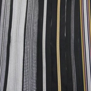 China Supply High Quality Nylon Special Zipper Waterproof Zipper Craft Zipper With Golden, Silver, Black Nickel Teeth Special Tape For Garment
