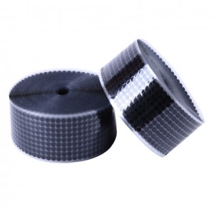 Factory Custom Self-Adhesive Glue Hook & Loop Round Dots Square Sticky Tape In China