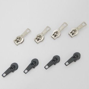 Wholesale Custom Color Pinlock Slider Semi-Autolock Slider For Nylon Zipper, Metal Zipper