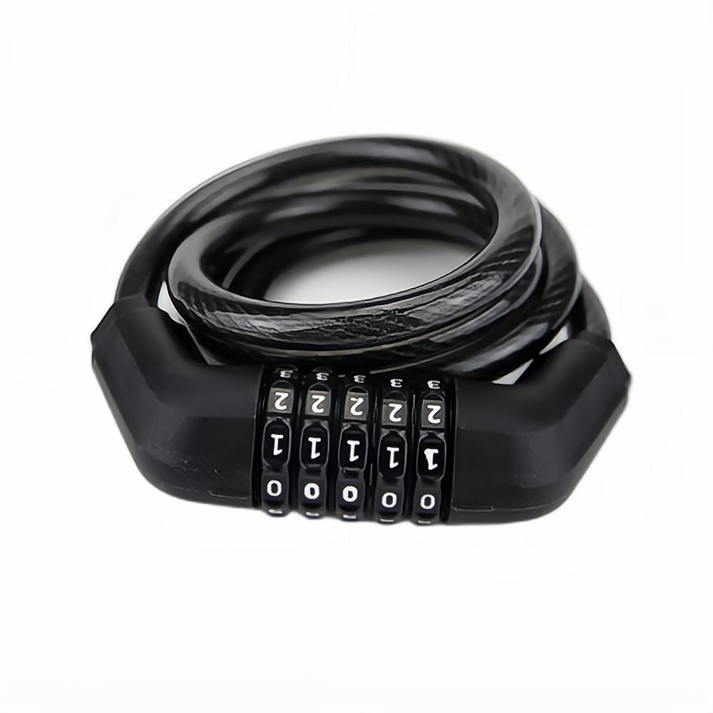 1.2m 5 Digital Combination Bike Cable Lock Smart Lock WS-BL04 Featured Image