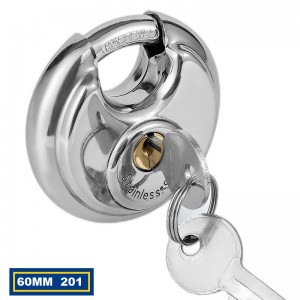 U Lock Plus Self Storage –  60MM Keyed Padlock, Stainless Steel Discus Lock WS-DP60 – WS Locks
