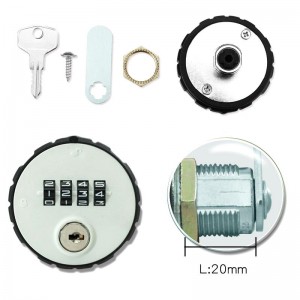 4-Digit Combination Cam Lock Round Locker Lock for Cabinet Furniture WS-OL02