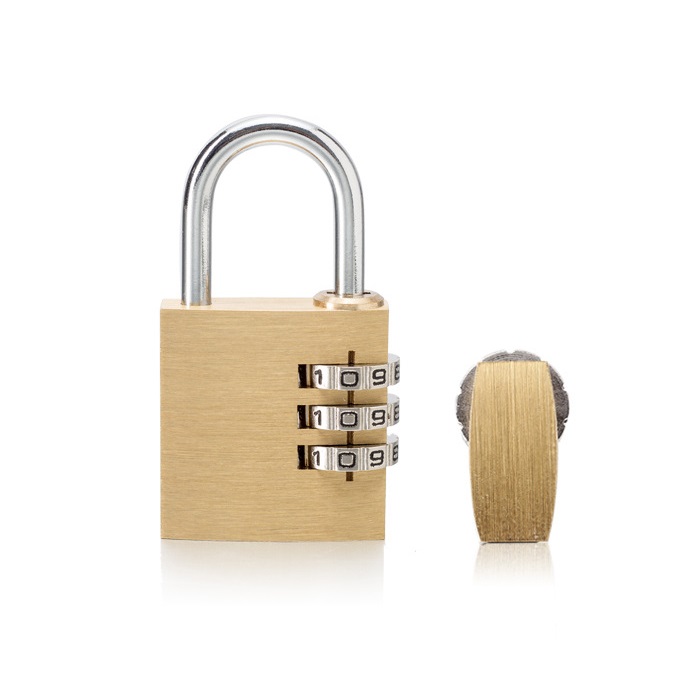 30mm Solid Brass 3-Dial Resettable Keyless Outdoor Combination Padlock WS-3030 Featured Image