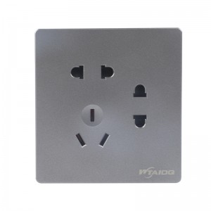 double 2pin& 3pin socket outlet