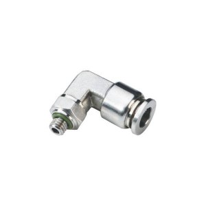 BKC-PL Series Male Elbow L type Stainless steel hose connector Push To Connect Pneumatic Air Fitting