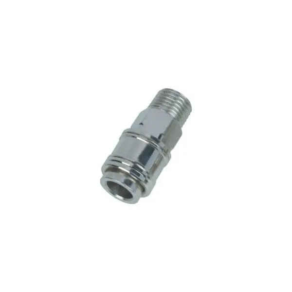 BLSM Series metal zinc alloy fast 2 pin pneumatic quick self-locking couplers fitting