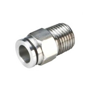 BKC-PC straight pneumatic stainless steel 304 tube connector one touch metal fitting
