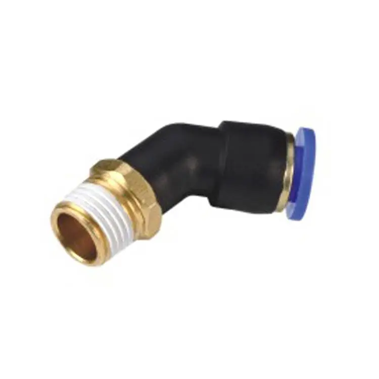SPL (45 degree) Series pneumatic plastic elbow male thread pipe tube quick fitting