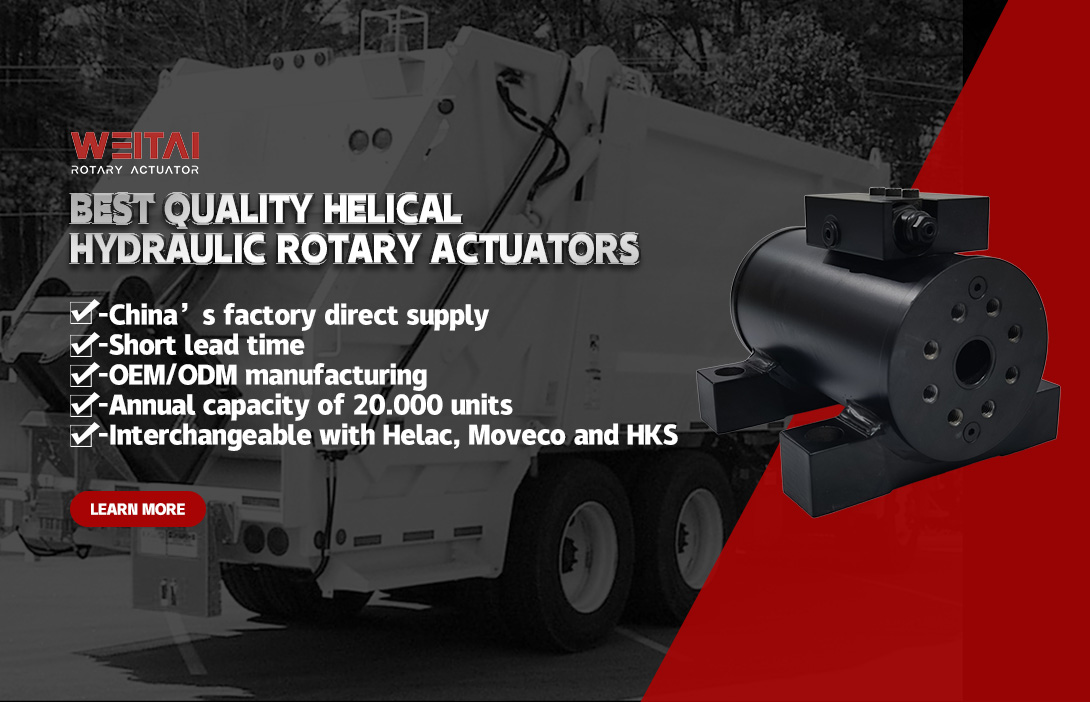 Best quality helical hydraulic rotary actuator