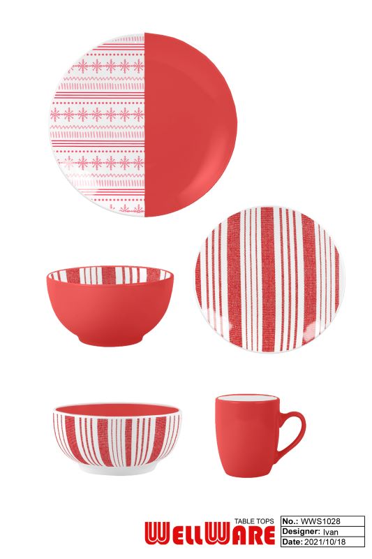 Life Hope Collection – Porcelain Dinnerware set 16 pieces Featured Image