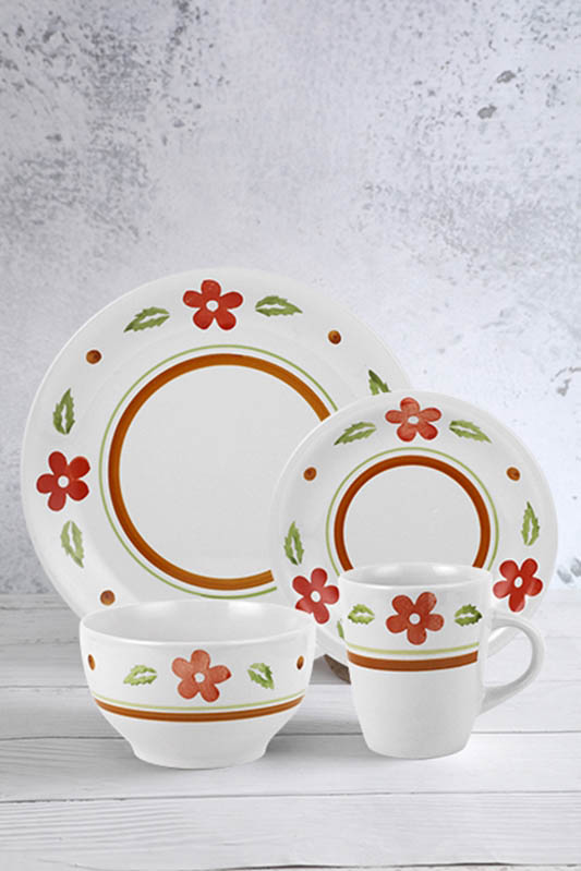Well-designed Ceramic Dinnerware Nordic - 16-piece hand-painted porcelain set – WELLWARES