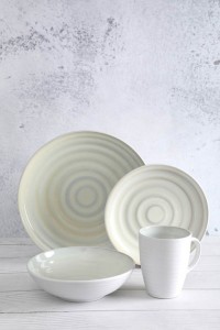 16 pieces Kiln change glaze dinnerware