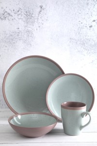 Color Glaze Stoneware With Small Point Tableware Set