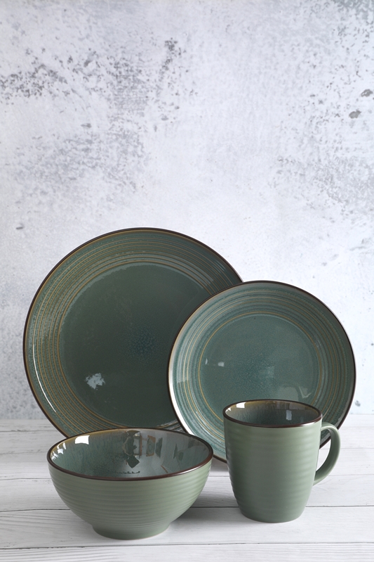 100% Original Stoneware Dinnerware - Reactive glaze stoneware ceramic tableware set – WELLWARES