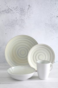 factory customized Bone China Clay - Reactive Glaze Emboss Stoneware Tableware – WELLWARES