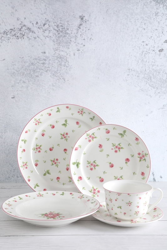 Rose Deacl Freely Match White Porcelain Tableware Featured Image
