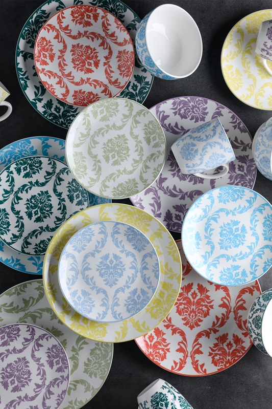 Renewable Design for Large Ceramic Baking Dish - pad printing effect whiteware – WELLWARES