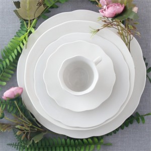 White collection- porcelain dinnerware set 20 piece