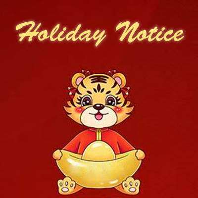 WWS Holiday notice — 2022 Chinese Lunar New Year