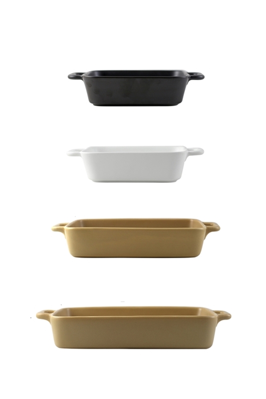 Personlized Products Bone China Serving Dishes - Matte color glaze ceramic bakeware – WELLWARES