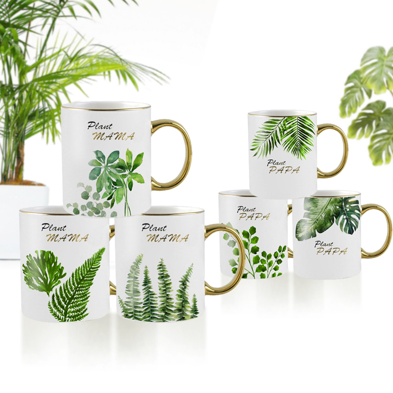 Plant Family Porcelain Mug 12 oz