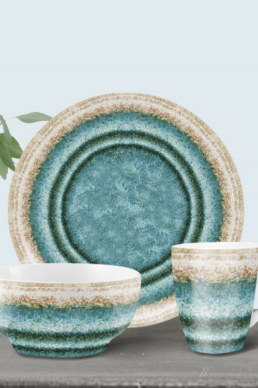 Zumurud Collection – 12pc Stoneware Dinnerware Set Featured Image