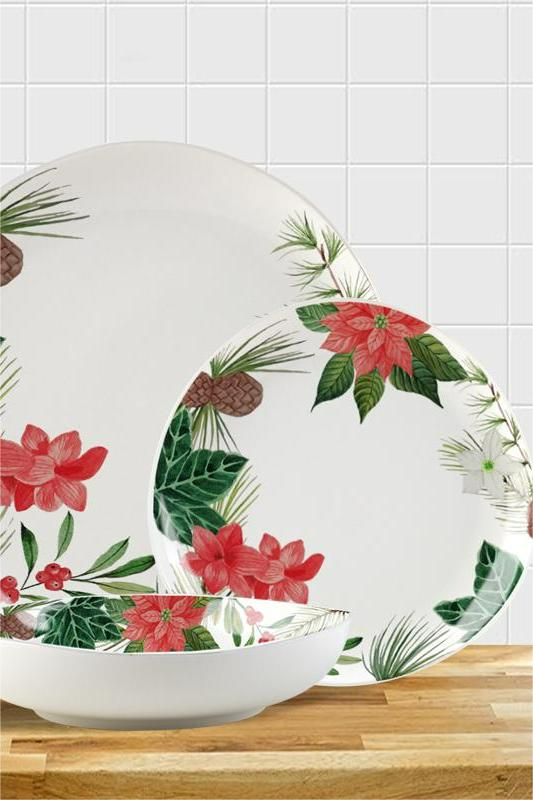 OEM Manufacturer Christmas Mugs Bulk - Green Christmas special dinnerware sets – WELLWARES