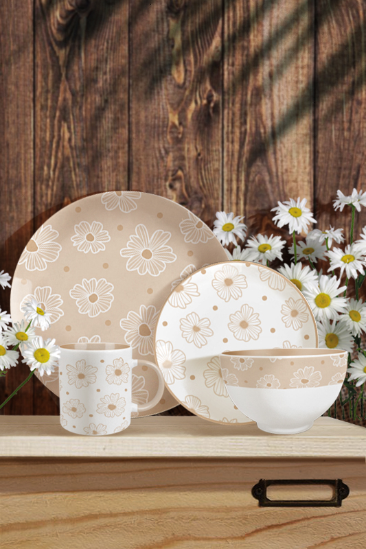 Floral collection -porcelain dinnerware set Featured Image