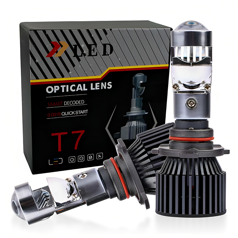 Phare à lentille LED de haute qualité, phare LED intégré de loin et de près  H7 H11 9005 9006 fabricants et fournisseurs
