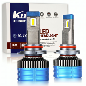 LED awtoulag H4 LED çyra H13 9004 9007 ýokary kuwwatly LED lampa H7 H11 H9 fara