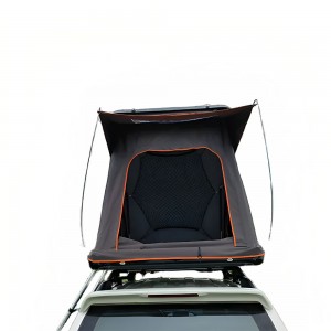 4 Tus Neeg Hard Plhaub Aluminium Alloy Camping SUV Roof Tents