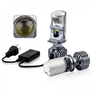 Lighting system h4 led headlight projector lens headlight
