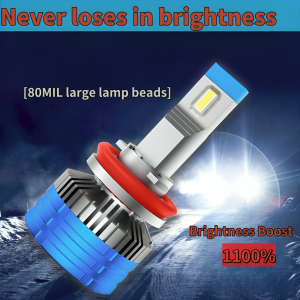 Drita LED e makinës H4 Feneri LED H13 9004 9007 llambë e fenerit LED me fuqi të lartë H7 H11 H9