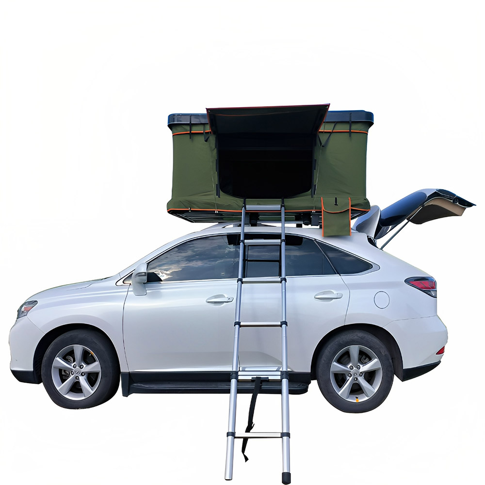 Custom 4WD Fiberglass Camping Hard Shell Roof Tent 