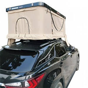 Tenda da tetto rigida da campeggio personalizzata in fibra di vetro 4WD