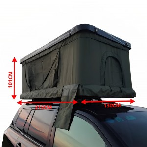 Factory Cheap Hot Overland Outdoor Camping 2 Persons Hard Shell Roof Top Tent