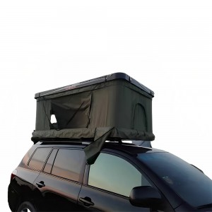 Tente de toit à coque dure de camping en fibre de verre 4RM personnalisée