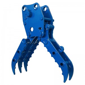 Hot-Selling Hydraulic Grapple For Excavator - Mini excavator log stone steel hydraulic grab – Weixiang