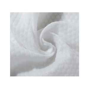 Wet dry wipes spunlace fabrics viscose polyester non woven fabric