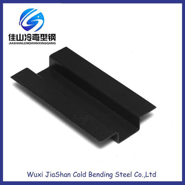 Outside Bend Channel Steel Powder Coated Spray painting Black Featured Image