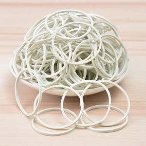 Strong Elastic White Rubber Bands For Money Stationery Office Supplies