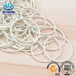 OEM 1.5mm width high elasticity white natural rubber band