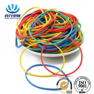 High elastic colorful rubber band for office agricultural