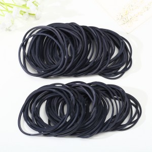 Hot sale black high elastic rubber band