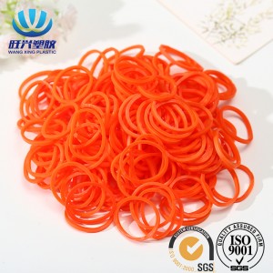 Wholesale high elastic TPR mixed color rubber bands.