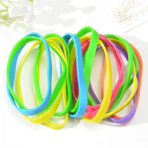 Thick Colorful Rubber Bands For Office School Stationery Supplies Stretchable Sturdy Rubber Elastic